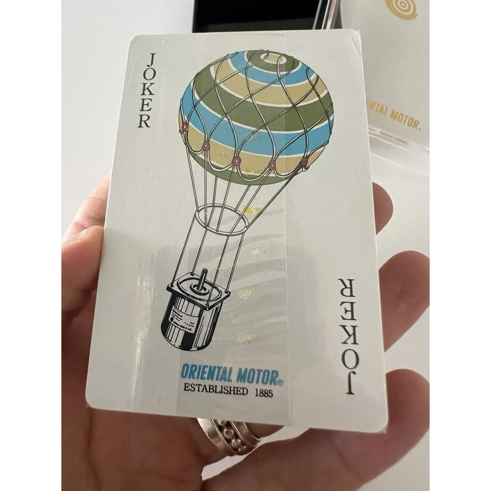 New Nintendo Go LTD Deck Of Playing‎ Cards sealed Balloon Oriental Motor Case